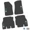 FlexTread 18-24 Jeep Wrangler JLU 4Dr Floor Mats (4pc) w/ JEEP Wave w/ Wheel Logo NGTT07051