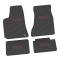 FlexTread 06-10 Dodge Charger RWD Floor Mats (4pc) w/ Charger Logo - Black / NGCV58026