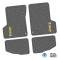 FlexTread 97-06 Jeep Wrangler TJ & LJ Floor Mats (4pc) w/ Jeep Peace Sign Logo NGTT44053
