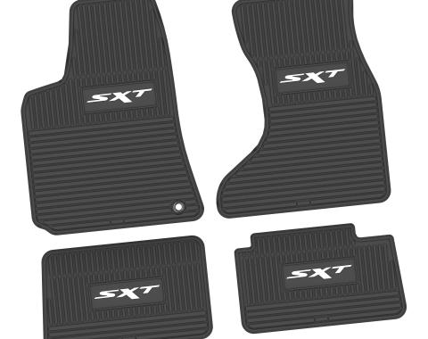 FlexTread 06-10 Dodge Charger AWD Floor Mats (4pc) w/ SXT Logo - Black / NGCV59029