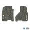 FlexTread 09-11 RAM 1500 & 10-11 RAM 2500/3500 Floor Mats (2pc) w/ RAM Head & Text Logo NGTT08010