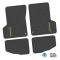 FlexTread 97-06 Jeep Wrangler TJ & LJ Floor Mats (4pc) w/ Wrangler Logo NGTT44046