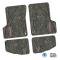 FlexTread 97-06 Jeep Wrangler TJ & LJ Floor Mats (4pc) w/ Wrangler Logo NGTT44046