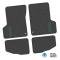 FlexTread 97-06 Jeep Wrangler TJ & LJ Floor Mats (4pc) w/ Wrangler Logo NGTT44046