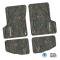 FlexTread 97-06 Jeep Wrangler TJ & LJ Floor Mats (4pc) w/ Wrangler Logo NGTT44046