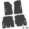 FlexTread 18-24 Jeep Wrangler JLU 4Dr Floor Mats (4pc) w/ JEEP Wave w/ Wheel Logo NGTT07051