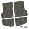 FlexTread 97-06 Jeep Wrangler TJ & LJ Floor Mats (4pc) w/ Wrangler Logo NGTT44046
