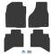 FlexTread 12-18 Dodge Ram 1500 Quad Cab/19-24 Dodge Ram 1500 Classic Quad Cab (4 pc) w/ Lonestar Logo NGTT12057