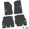FlexTread 18-24 Jeep Wrangler JLU 4Dr Floor Mats (4pc) w/ JEEP Wave w/ Wheel Logo NGTT07051