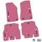 FlexTread 18-24 Jeep Wrangler JLU 4Dr Floor Mats (4pc) w/ JEEP Peace Sign Logo NGTT07053