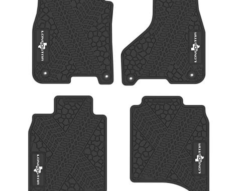 FlexTread 12-18 Dodge Ram 1500/2500/3500 Crew Cab/19-24 Dodge Ram 1500 Classic Crew Cab (4 pc) w/ Lonestar Logo NGTT14057