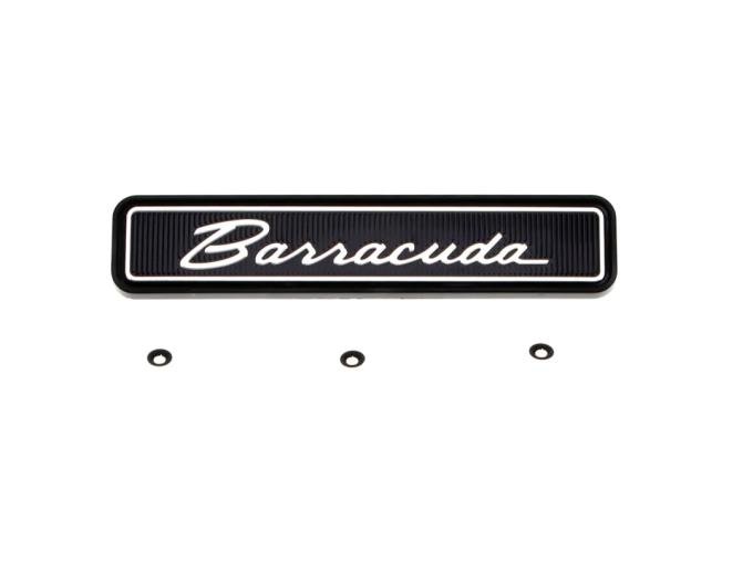 AMD Dash Pad Emblem, "Barracuda" Script, 71-74 Barracuda K-3590126