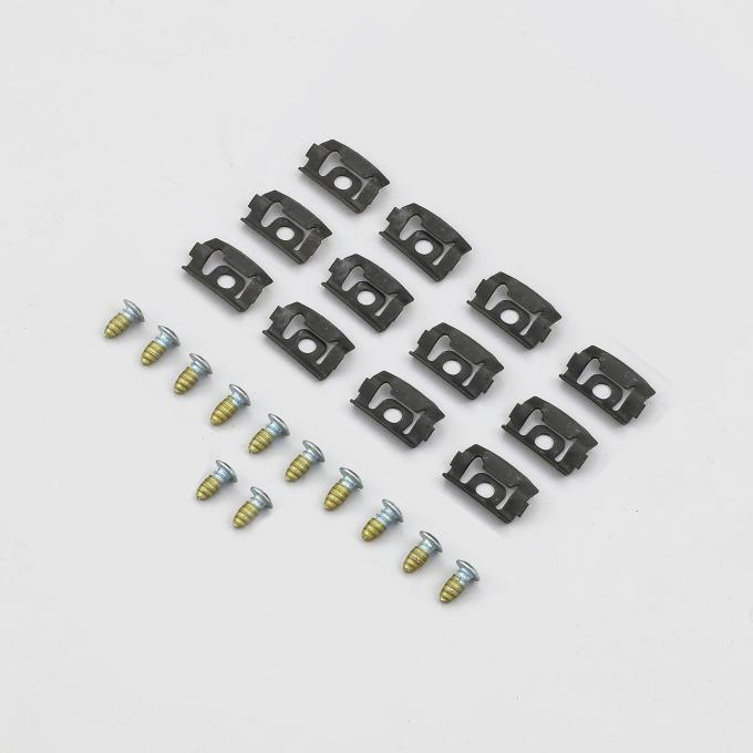 Detroit Muscle Technologies Mopar A Body 70-76 Duster Demon Rear Window Reveal Trim Clip Set ADU6876TC02-C8026