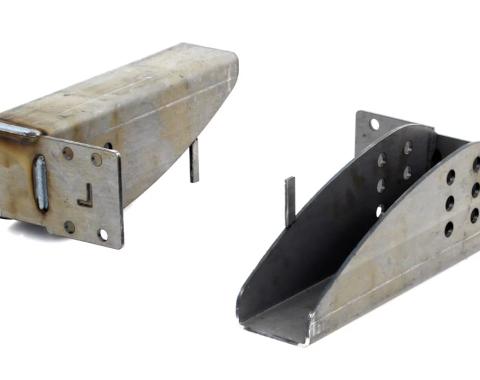 AMD Front Spring Relocation Buckets, LH/RH Pair, 66-70 Plymouth B-Body X865-1466-2S