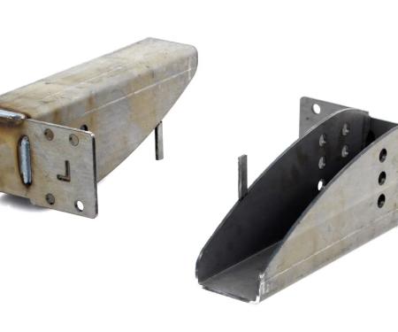 AMD Front Spring Relocation Buckets, LH/RH Pair, 66-70 Plymouth B-Body X865-1466-2S