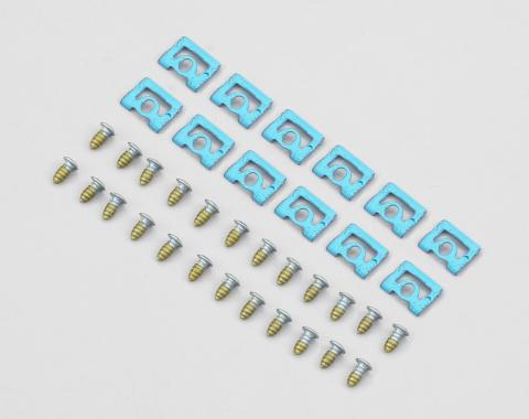 Detroit Muscle Technologies Mopar E Body 70 Barracuda Challenger Windshield Reveal Trim Clip Set EXX7070TC01-C8002