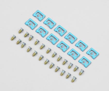 Detroit Muscle Technologies Mopar E Body 70 Barracuda Challenger Windshield Reveal Trim Clip Set EXX7070TC01-C8002