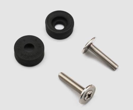 Detroit Muscle Technologies Mopar A B E Body 63-76 Hood Adjustment Bumpers and STAINLESS Studs CHR2276804-STAINLESS