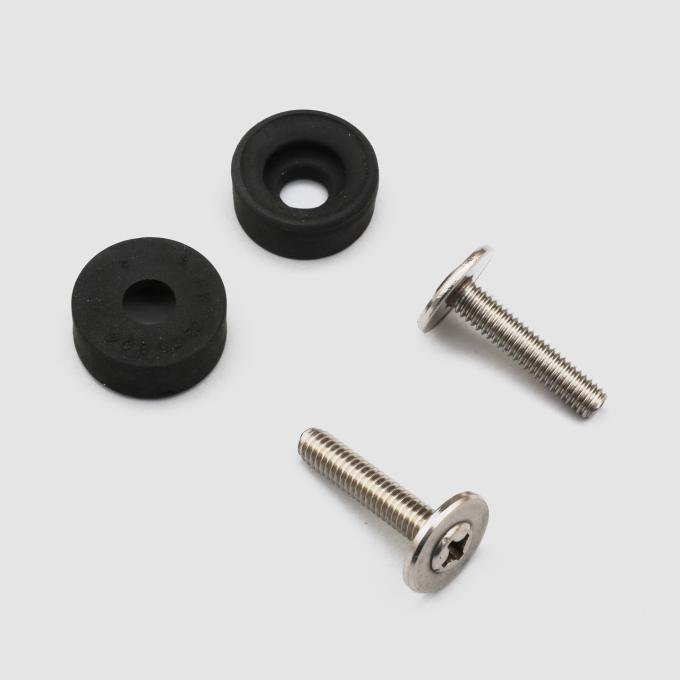 Detroit Muscle Technologies Mopar A B E Body 63-76 Hood Adjustment Bumpers and STAINLESS Studs CHR2276804-STAINLESS