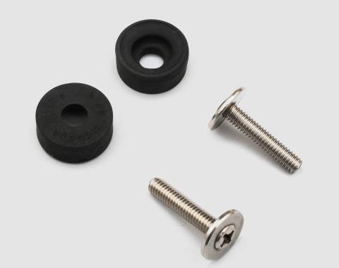 Detroit Muscle Technologies Mopar A B E Body 63-76 Hood Adjustment Bumpers and STAINLESS Studs CHR2276804-STAINLESS