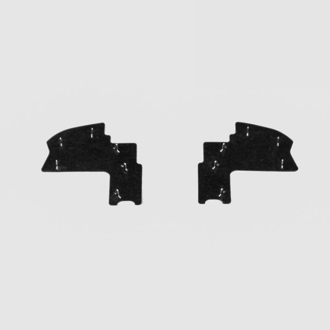 Detroit Muscle Technologies Mopar A Body 63 64 65 66 Rear Splash Plate Top Splash Shields AXX6366SS81