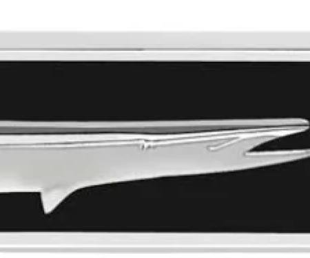 AMD Fender Emblem with Fish, "V8", RH, 68 Barracuda K-2786590