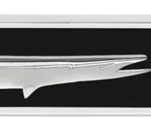 AMD Fender Emblem with Fish, "V8", RH, 68 Barracuda K-2786590
