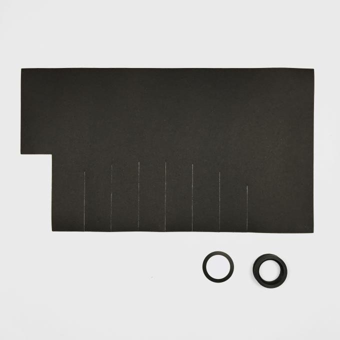 Detroit Muscle Technologies Mopar A Body 67-76 Fuel Gas Tank Pad Insulation - .070" Felt Paper PLUS Grommet & Sending Unit Seal AXX6776TP01-BUNDLE