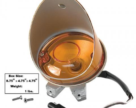 Challenger Parking Lamp Assembly, Left, 1970-1974