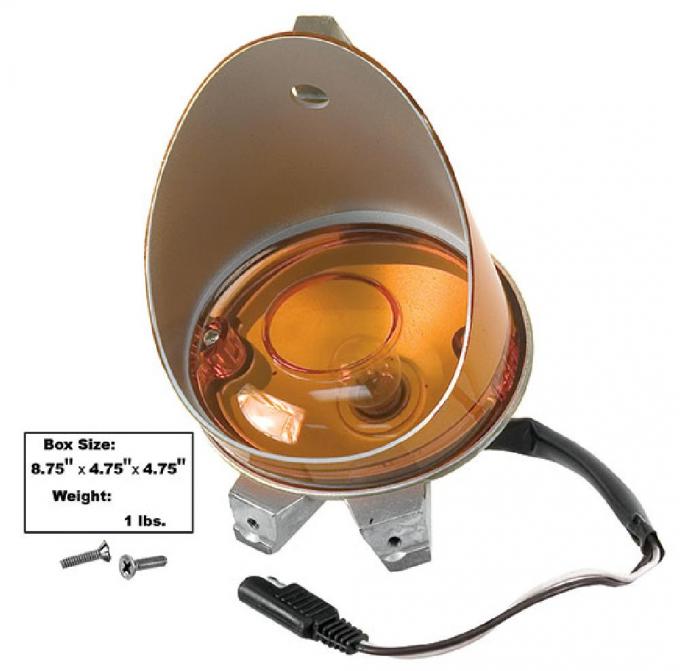 Challenger Parking Lamp Assembly, Right, 1970-1974