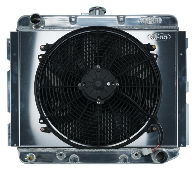 Cold Case Radiators 68-73 B,C,E Body BB Aluminum Performance Radiator And 16 Inch Fan Kit AT 16x22.75 Inch MOP752AK