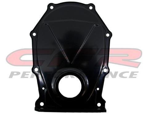 CFR Performance Chrysler-Mopar Big Block 383-440 Steel Timing Chain Cover - EDP Black HZ-9392-PBK