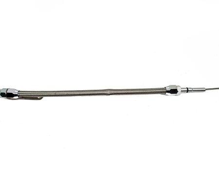 CFR Performance 1957-2026 Mopar Stainless Braided Chrysler HEMI 5.7L, 6.1L, 6.4L Center Sump Pan Flexible Dipstick CFR-1991