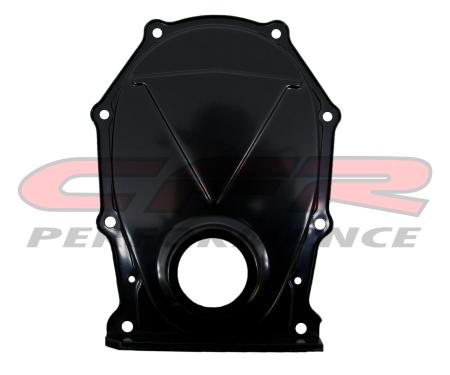 CFR Performance Chrysler-Mopar Big Block 383-440 Steel Timing Chain Cover - EDP Black HZ-9392-PBK