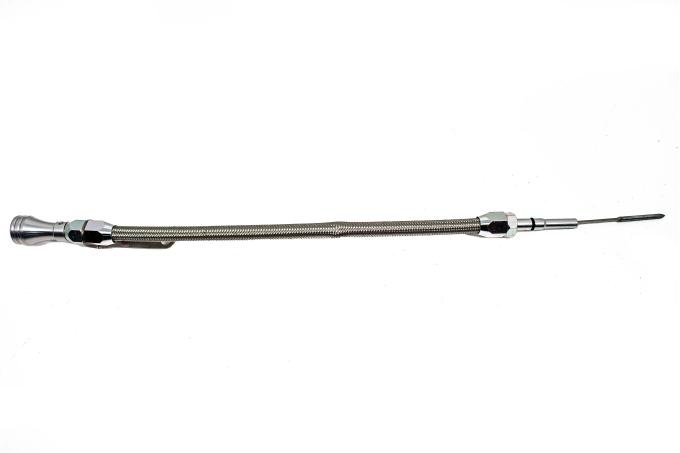 CFR Performance 1957-2026 Mopar Stainless Braided Chrysler HEMI 5.7L, 6.1L, 6.4L Center Sump Pan Flexible Dipstick CFR-1991