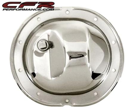 CFR Performance 1961-89 Chrysler-Mopar Chrome Steel Rear Differential Cover - 10 Bolt W/ 8.25" Ring Gear HZ-9589