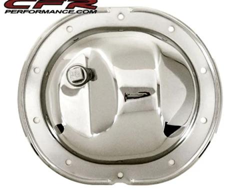 CFR Performance 1961-89 Chrysler-Mopar Chrome Steel Rear Differential Cover - 10 Bolt W/ 8.25" Ring Gear HZ-9589