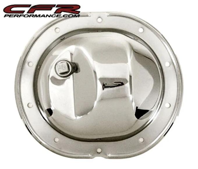 CFR Performance 1961-89 Chrysler-Mopar Chrome Steel Rear Differential Cover - 10 Bolt W/ 8.25" Ring Gear HZ-9589