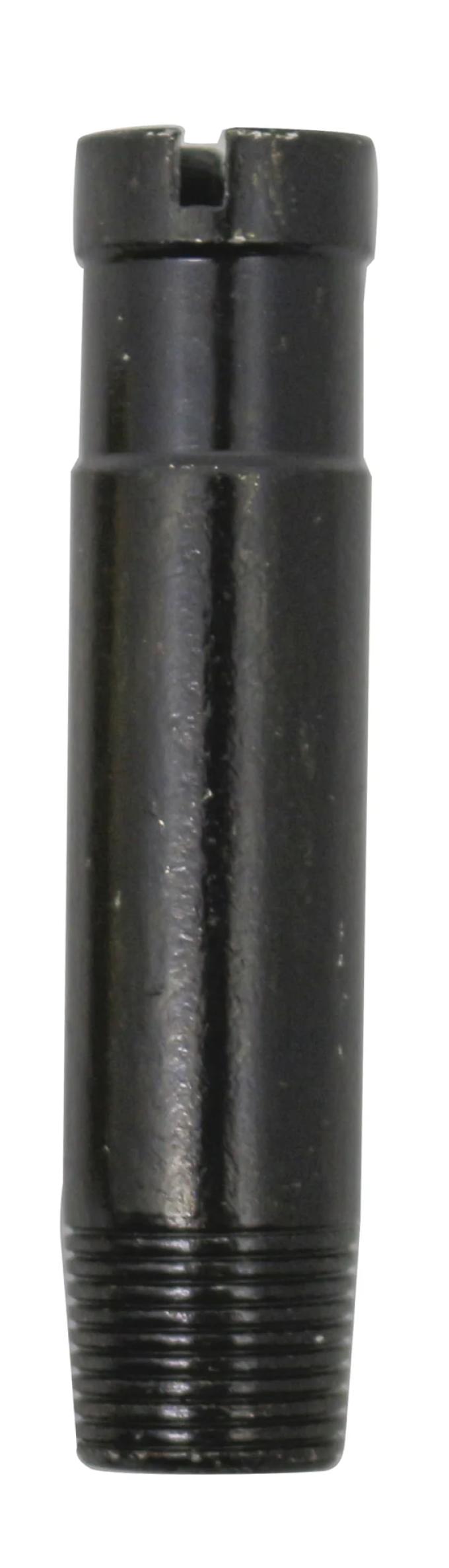 CFR Performance 1964-1969 Mopar Steel Water Pump Heater Hose Fitting Nipple Long Style 3/8" x 3" - Black HZ-500-PBK