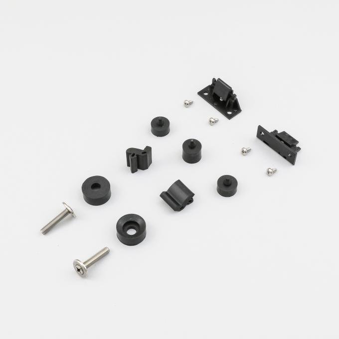 Detroit Muscle Technologies Mopar E Body 70-74 Challenger Hood Bumper Set with Hood Wedges ECH7074BB90W