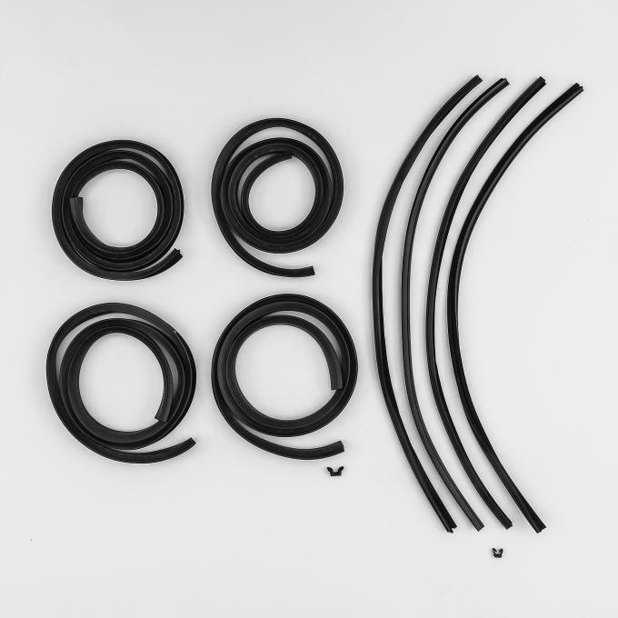 Detroit Muscle Technologies Mopar A Body 67-69 2dr SEDAN Run Channel Window Guide Weatherstrip AXX6769RC01-6769SED2