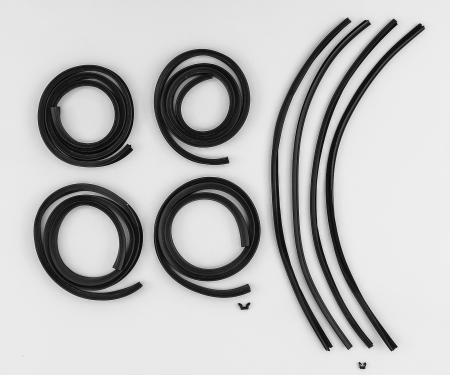 Detroit Muscle Technologies Mopar A Body 67-72 4dr SEDAN Run Channel Window Guide Weatherstrip AXX6772RC01-6772SED4