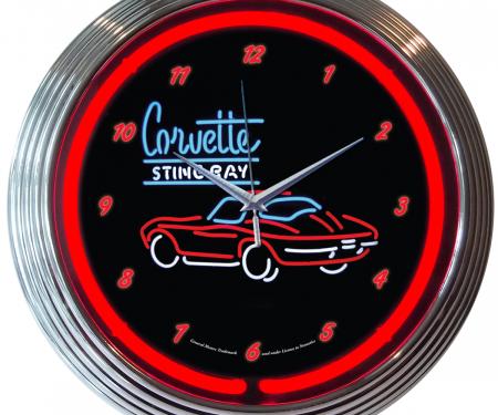 Neonetics Neon Clocks, Corvette Sr Neon Clock