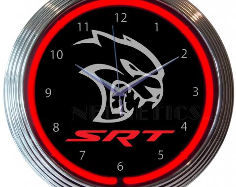 Neonetics Neon Clocks, Dodge Hellcat Srt Neon Clock