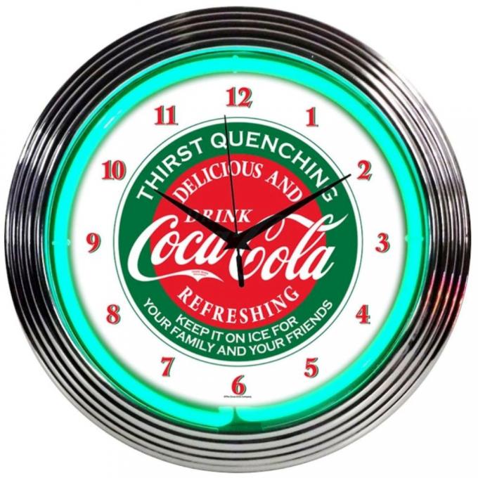 Neonetics Neon Clocks, Coca-Cola Evergreen Neon Clock