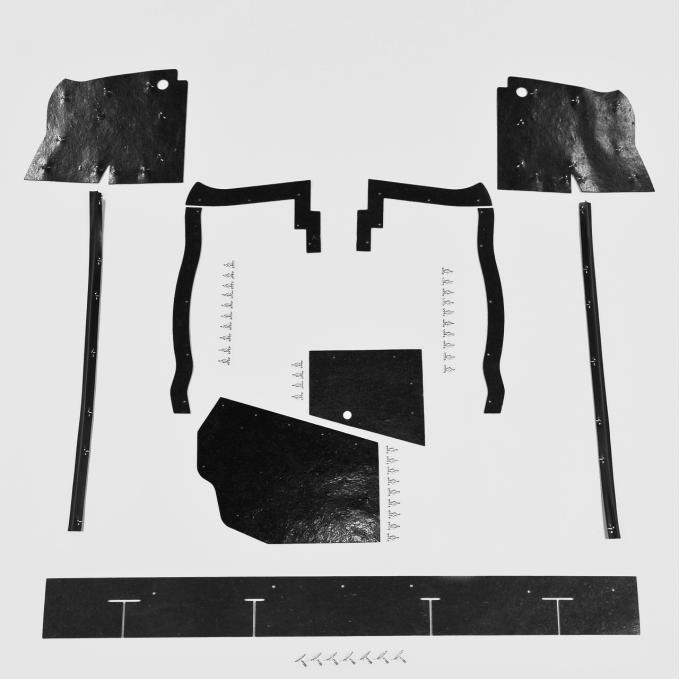 Detroit Muscle Technologies Mopar B Body 66 Charger MEGA Splash Shields Set -Manual BCH6666SS91