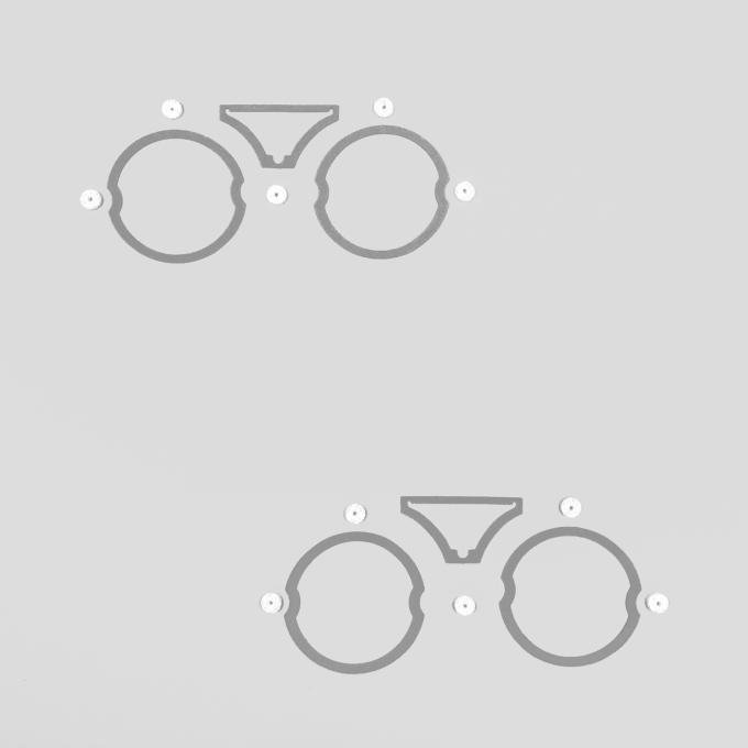 Detroit Muscle Technologies Mopar B Body 68 Charger Taillight Gaskets INNER BCH6868TL03