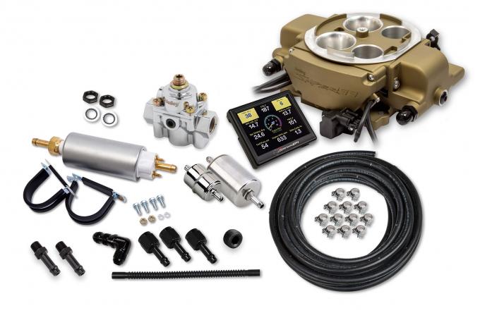 Holly Sniper EFI Holley Quadrajet™ Master Kit, Classic Gold 550-869K