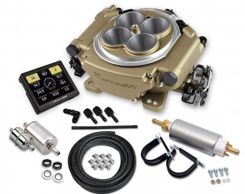 Holly Sniper EFI Holley Self-Tuning Master Kit, Classic Gold 550-516K