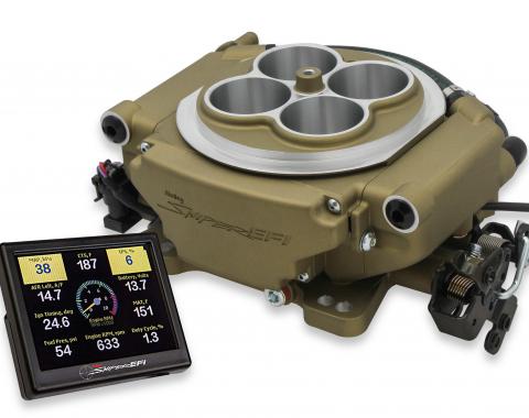 Holly Sniper EFI Holley Self-Tuning Kit, Classic Gold 550-516